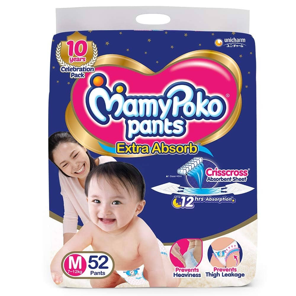 MamyPoko Pants Extra Absorb Diapers - Medium