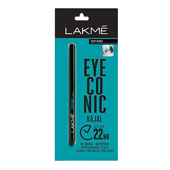 LAKMÉ Eyeconic Kajal, 0.35g, Deep Black